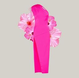 By Johnny  Neon Pink  Jasmine Dress Size 12 for rent on The Volte - image 1