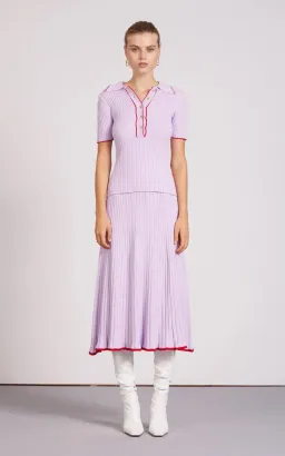 Anna Quan Eden Top & Felicia Skirt Lilac Orchid Set Size AU 8 for rent on The Volte - image 2