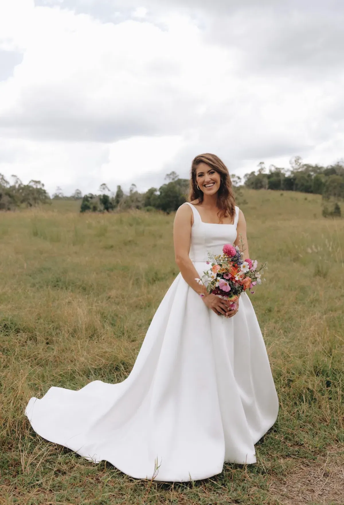 Arietta Australia Maddie Mikado Wedding Gown Size 8 for rent on The Volte - main image