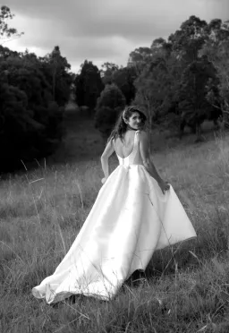 Arietta Australia Maddie Mikado Wedding Gown Size 8 for rent on The Volte - image 2