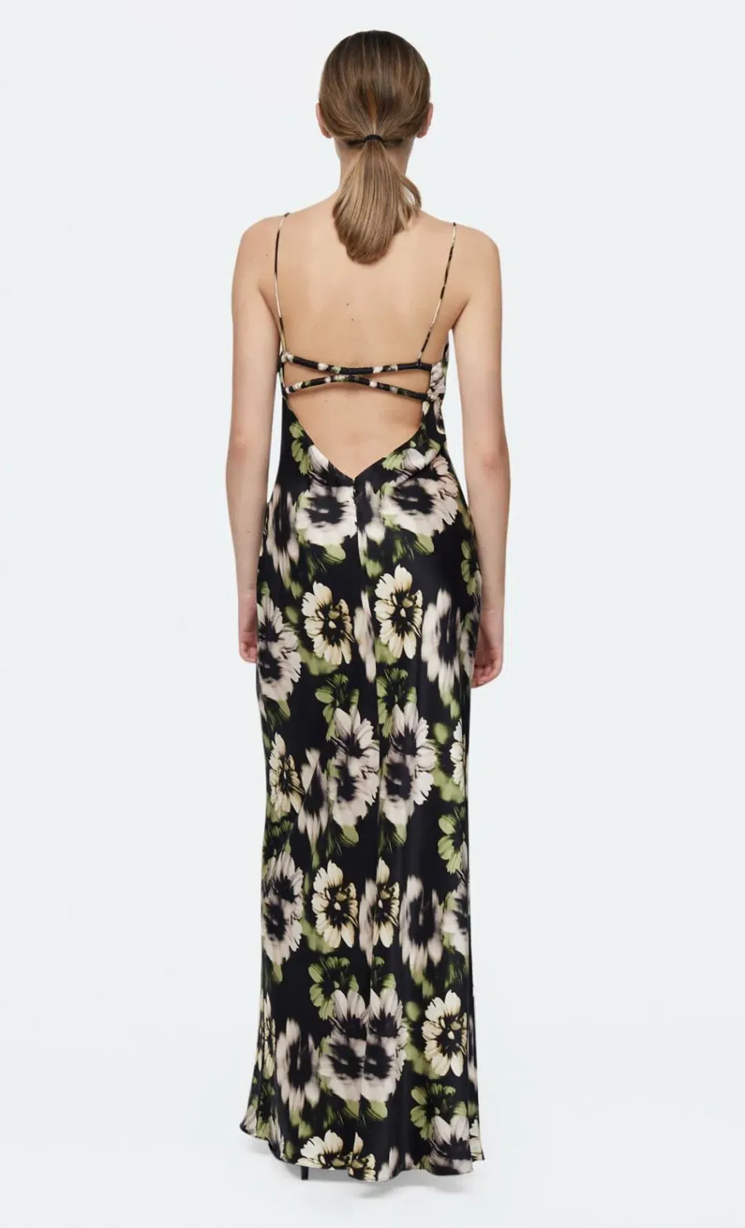 Bec & Bridge Bloom Silk Maxi Dress Floral Size 8 for rent on The Volte - main image