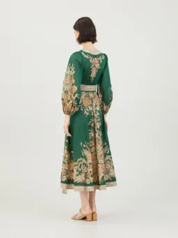 Zimmermann Devi Midi Wrap Green Size AU 4 / AU 16 for rent on The Volte - image 3