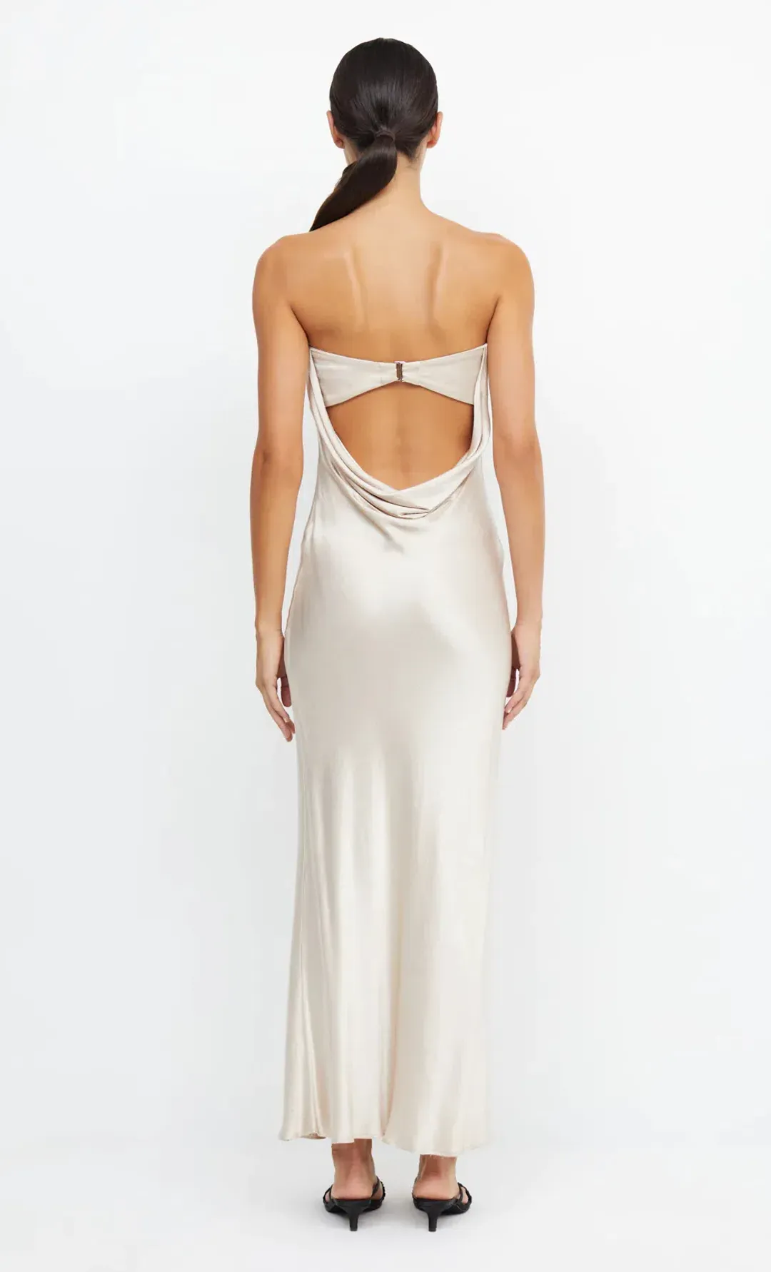Bec & Bridge Moon Dance Strapless Dress Sand Size AU 8  for rent on The Volte - main image