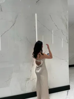 Bec & Bridge Moon Dance Strapless Dress Sand Size AU 8  for rent on The Volte - image 6