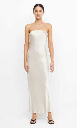 Bec & Bridge Moon Dance Strapless Dress Sand Size AU 8  for rent on The Volte - image 2