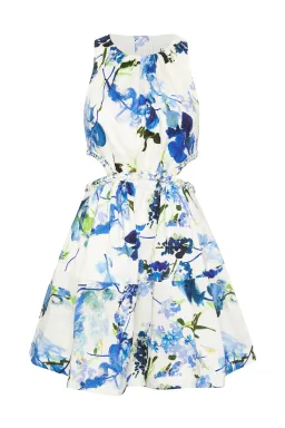 Aje Voyage Cut Out Mini Dress Floral Size 10 for rent on The Volte - image 4