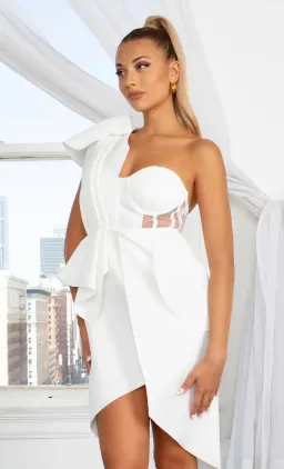 Eliya the Label Shani Dress White Size XS/Au 6 for rent on The Volte - image 3
