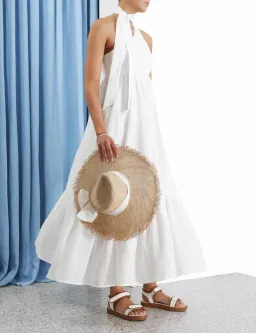 Zimmermann Juliette One Shoulder White Maxi Dress White Size 0 /AU 6 for rent on The Volte - image 4