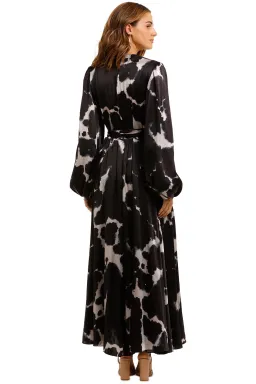 Aje Oxidised Maxi Dress Black Size 14 for rent on The Volte - image 2