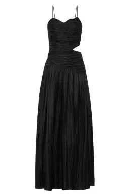Aje Laurier Wave Maxi Dress in Black Size 8 / S for rent on The Volte - image 4