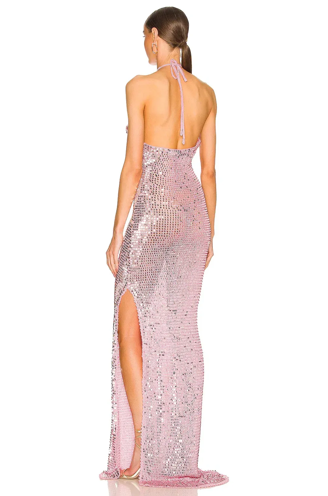 Retrofete Isabel Dress Light Pink Size M/L / Au 10-12 for rent on The Volte - main image