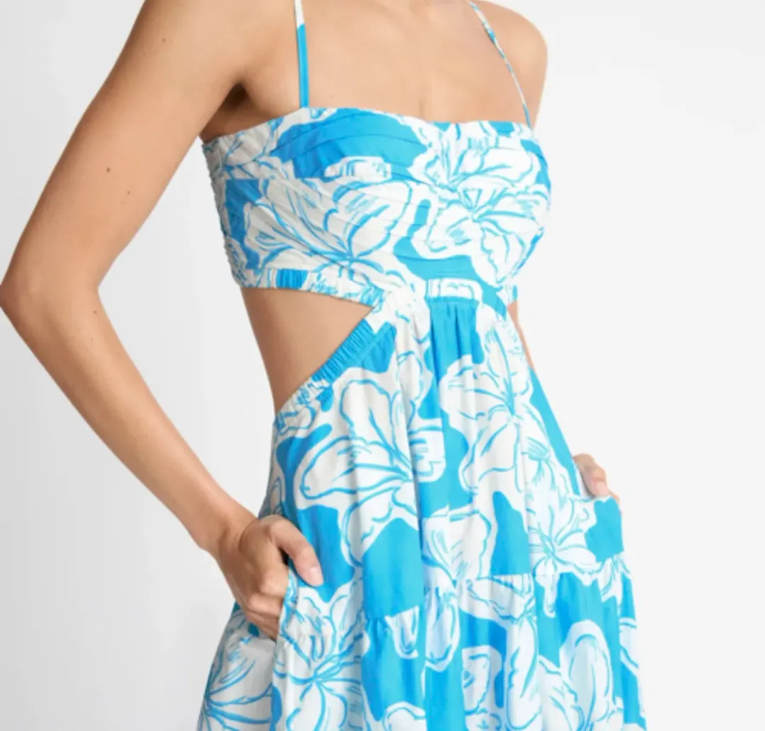 Sheike Tropic Breeze Maxi Dress Blue Size 10 for rent on The Volte - main image