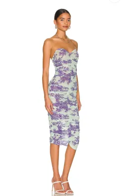 Miaou Renzo Midi Dress Mint Toile Size 6 for rent on The Volte - image 2