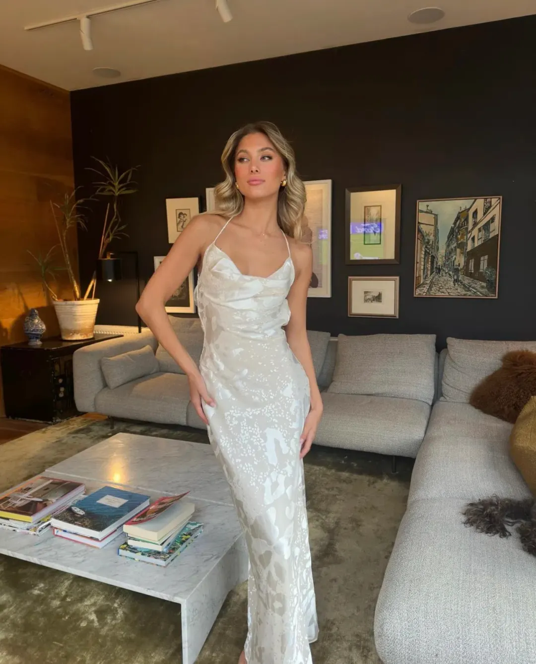 Rat & Boa Primrose Dress White Size 8 for rent on The Volte - main image