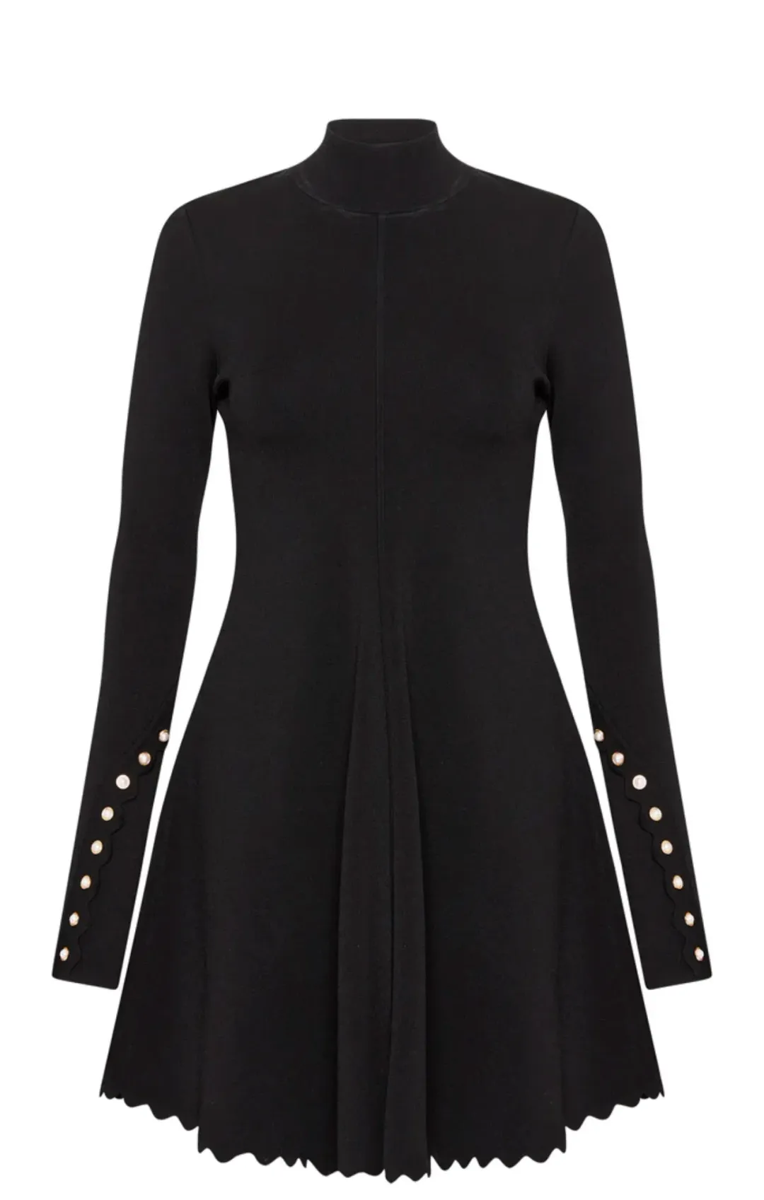 Aje  Sylvia Knit Mini Dress Black Size M / AU 10  for rent on The Volte - main image