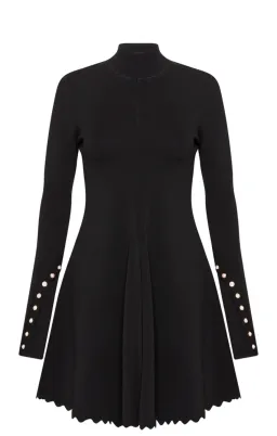 Aje  Sylvia Knit Mini Dress Black Size M / AU 10  for rent on The Volte - image 4