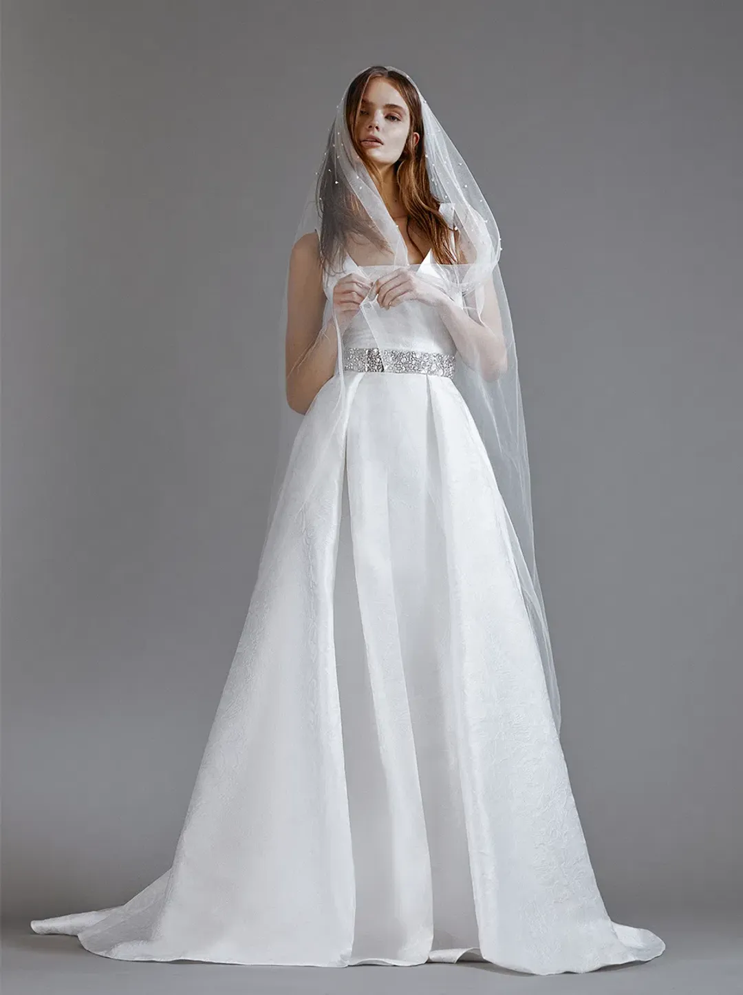 Galia Lahav Mai Wedding Dress White Size 10 for rent on The Volte - main image