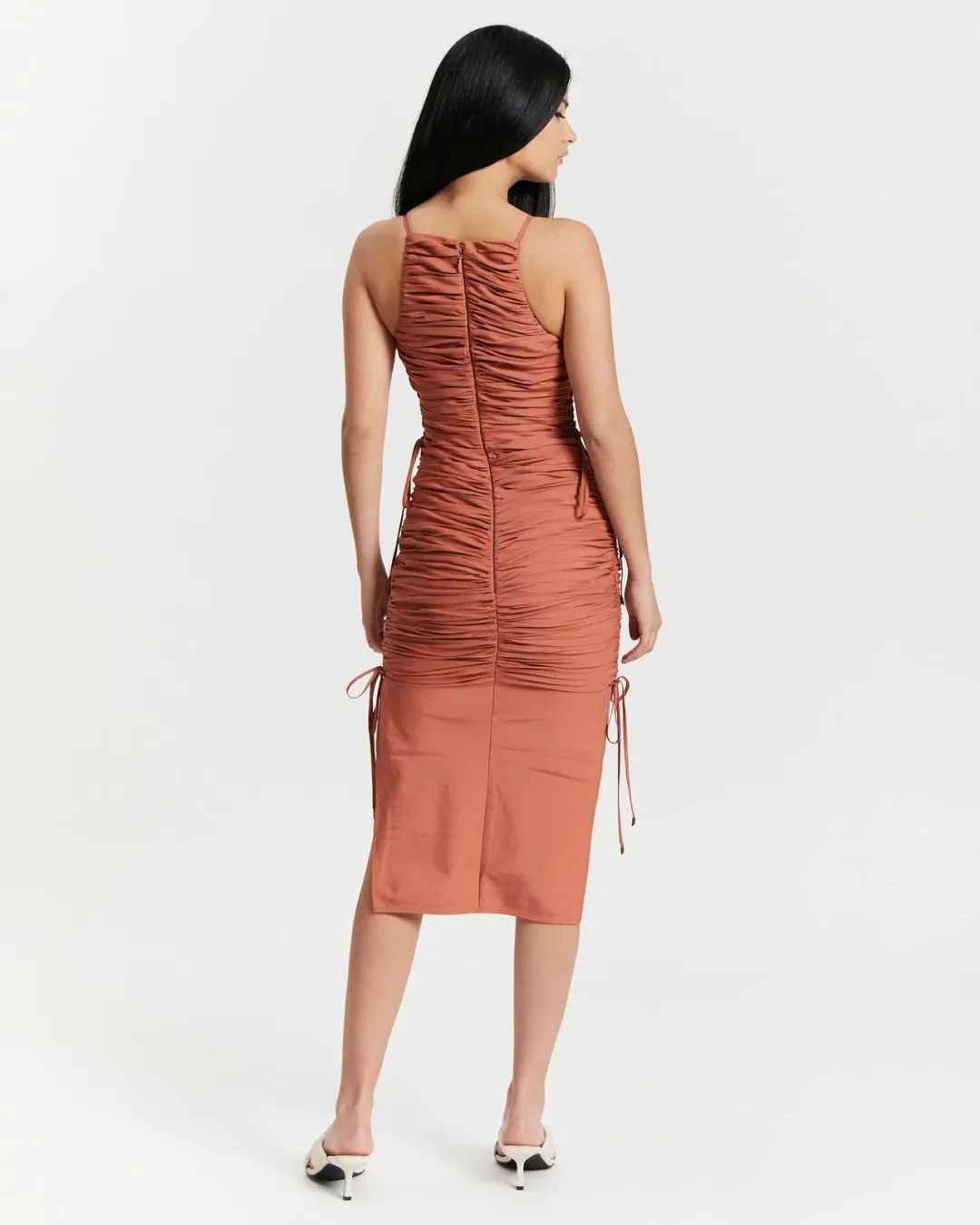 Rachel Gilbert Bailey Dress Blush Size 8  for rent on The Volte - main image