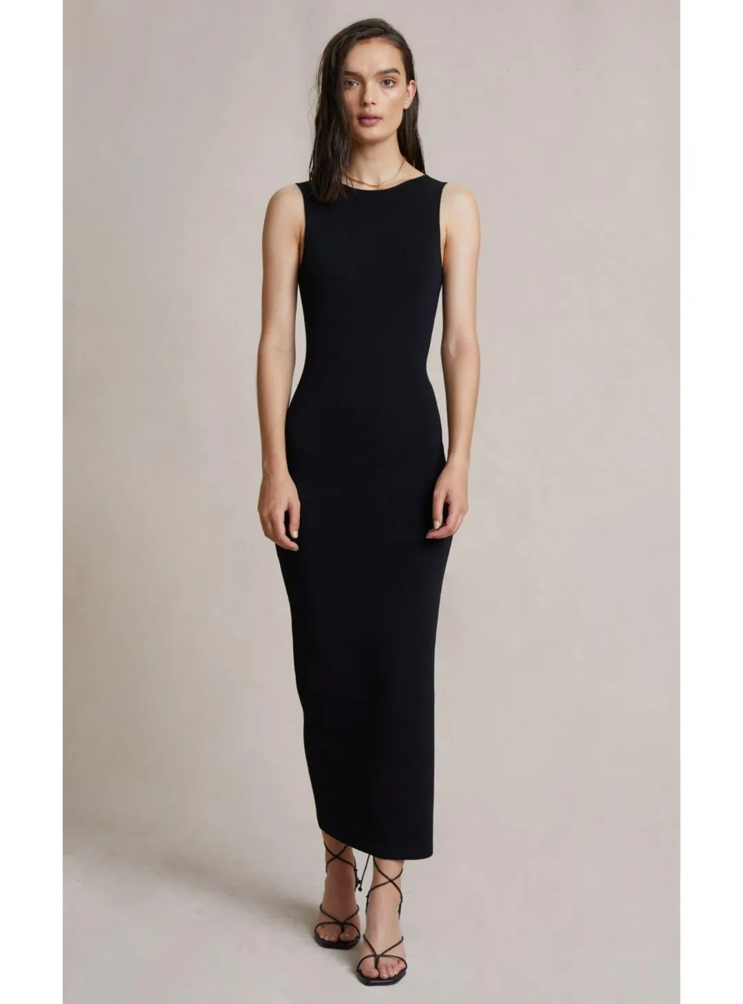 Bec & Bridge Sorbet Summer Midi Dress Black Size AU 8 for rent on The Volte - main image
