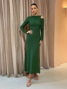 One Fell Swoop Faith Maxi Dress In Forrest Size 8 for rent on The Volte - image 1