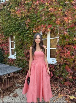 Rachel Gilbert Sophy Strap Dress in Pink Size 6 for rent on The Volte - image 3