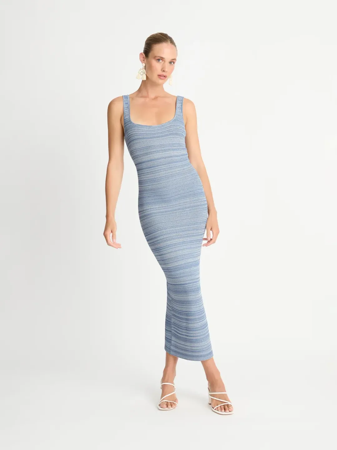 Sheike Hannah Knit Dress Blue Size S/AU 8 for rent on The Volte - main image