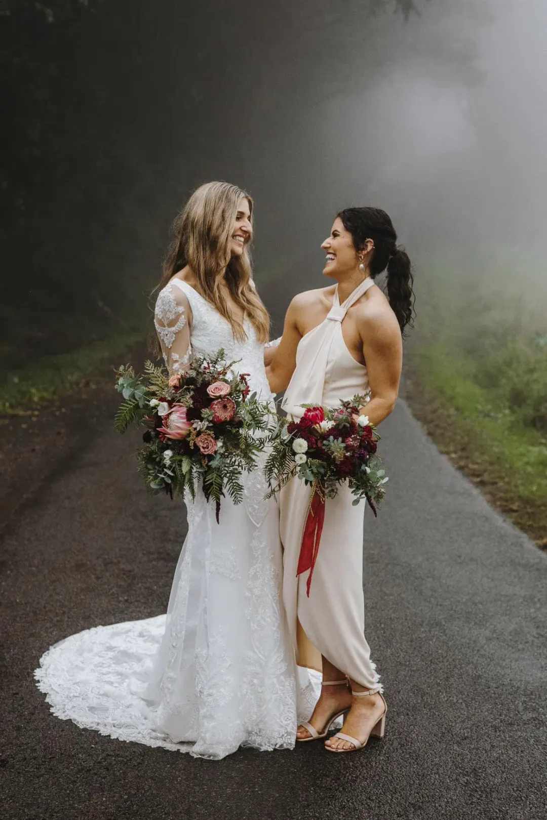 Shona Joy Amanda Core Knot Draped Midi Dress Nude Size 10 for rent on The Volte - main image