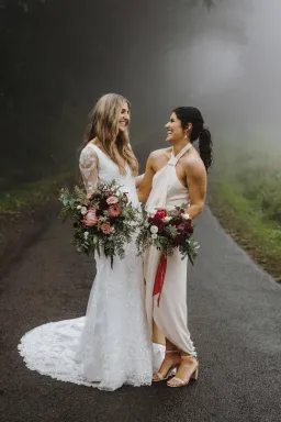 Shona Joy Amanda Core Knot Draped Midi Dress Nude Size 10 for rent on The Volte - image 3