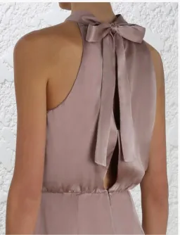 Zimmermann Sueded Picnic Dress Mink Size 2 /AU 12 for rent on The Volte - image 4