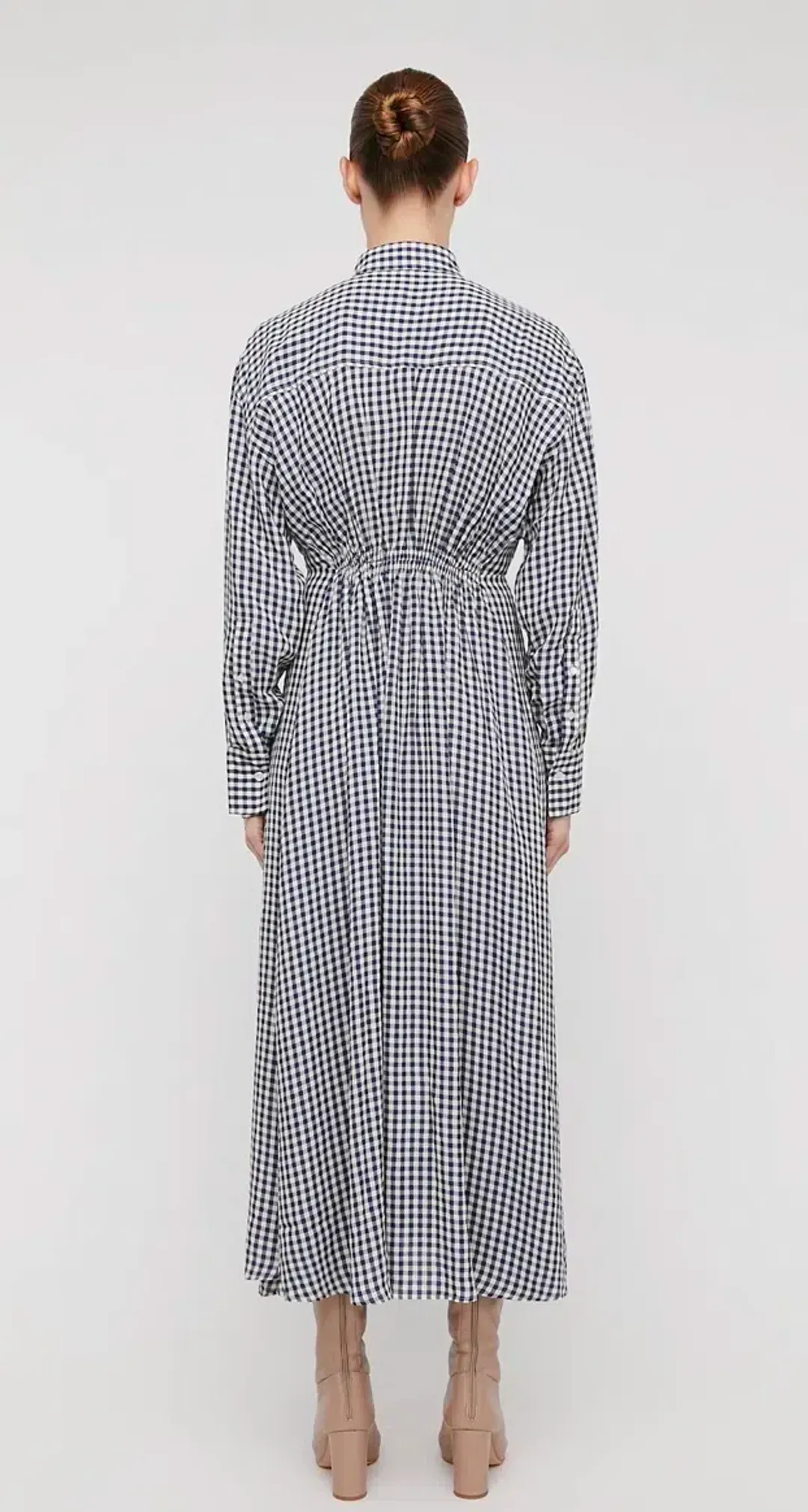 Scanlan Theodore Gingham Shirtdress Print Size 8  for rent on The Volte - main image