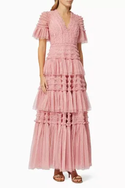 Needle and Thread | Clarabelle Gown | Pink | Size 10 for rent on The Volte - image 2