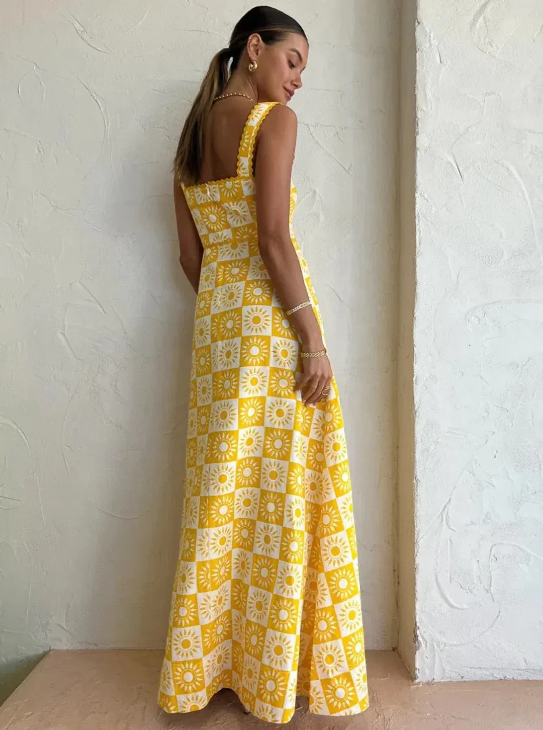 By Nicola | Goldie Maxi Dress | Yellow | Size 10 for rent on The Volte - main image