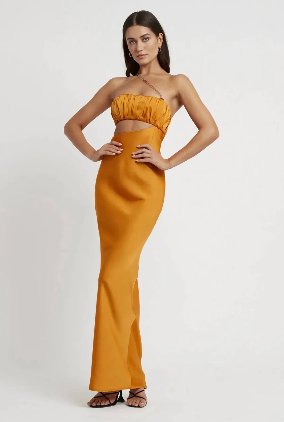 Lexi the Label Talia Dress in Honey Size 8 for rent on The Volte - main image