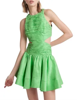 AJE Introspect Mini Dress Green Size 12 for rent on The Volte - image 2