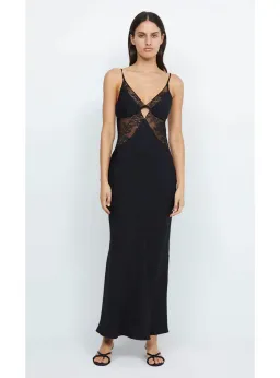 Bec & Bridge Nora Lace Maxi Dress Black Size AU 6   for rent on The Volte - image 1