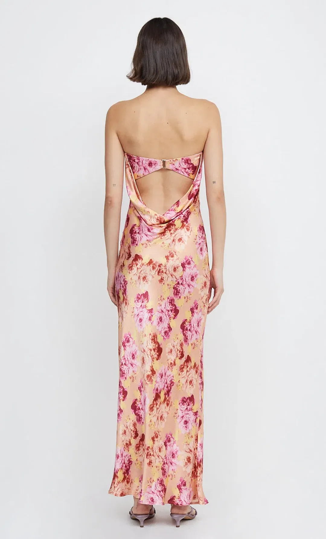 Bec & Bridge Moon Dance Strapless Dress Belle Floral Size 6  for rent on The Volte - main image