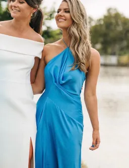 One Fell Swoop Lily Midi Dress Blue Size 10 for rent on The Volte - image 3