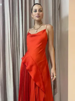 Acler OSullivan Dress in Scarlet Size 10 for rent on The Volte - image 7