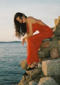 Asta Resort Klara Dress in Rossa Size S / AU 8 for rent on The Volte - image 3