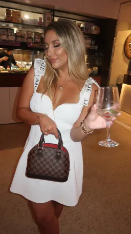 Aje Amber Knit Dress White Size S/AU 12 for rent on The Volte - image 1