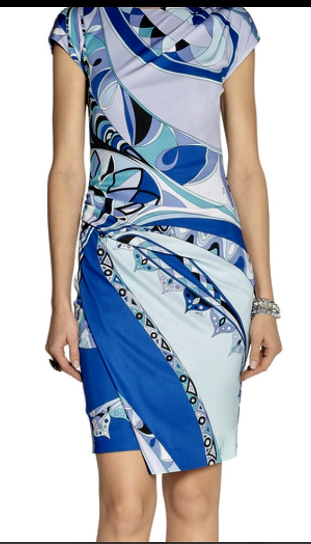 Emilio Pucci Jersey Dress size 8 for rent on The Volte - main image