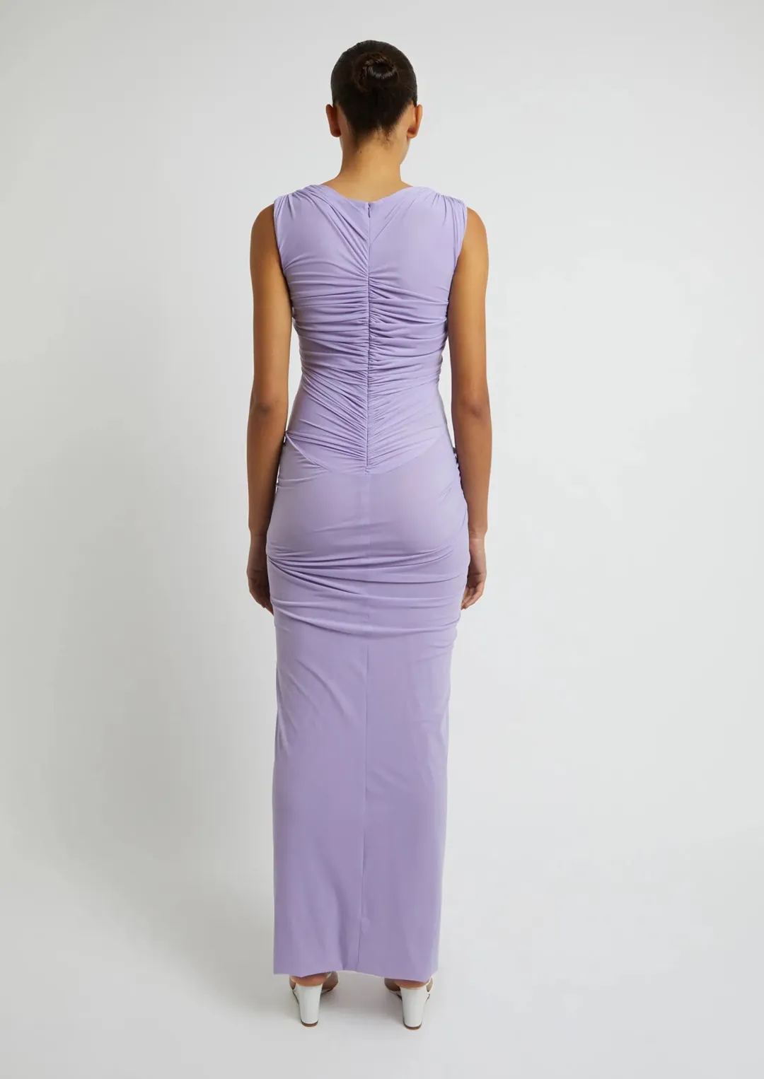 Christopher Esber Venus Tank Dress Lilac Size 6 for rent on The Volte - main image