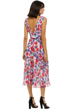 Talulah Sugar and Spice Midi Dress Sugar Bloom Multi Floral Size 12 for rent on The Volte - image 3