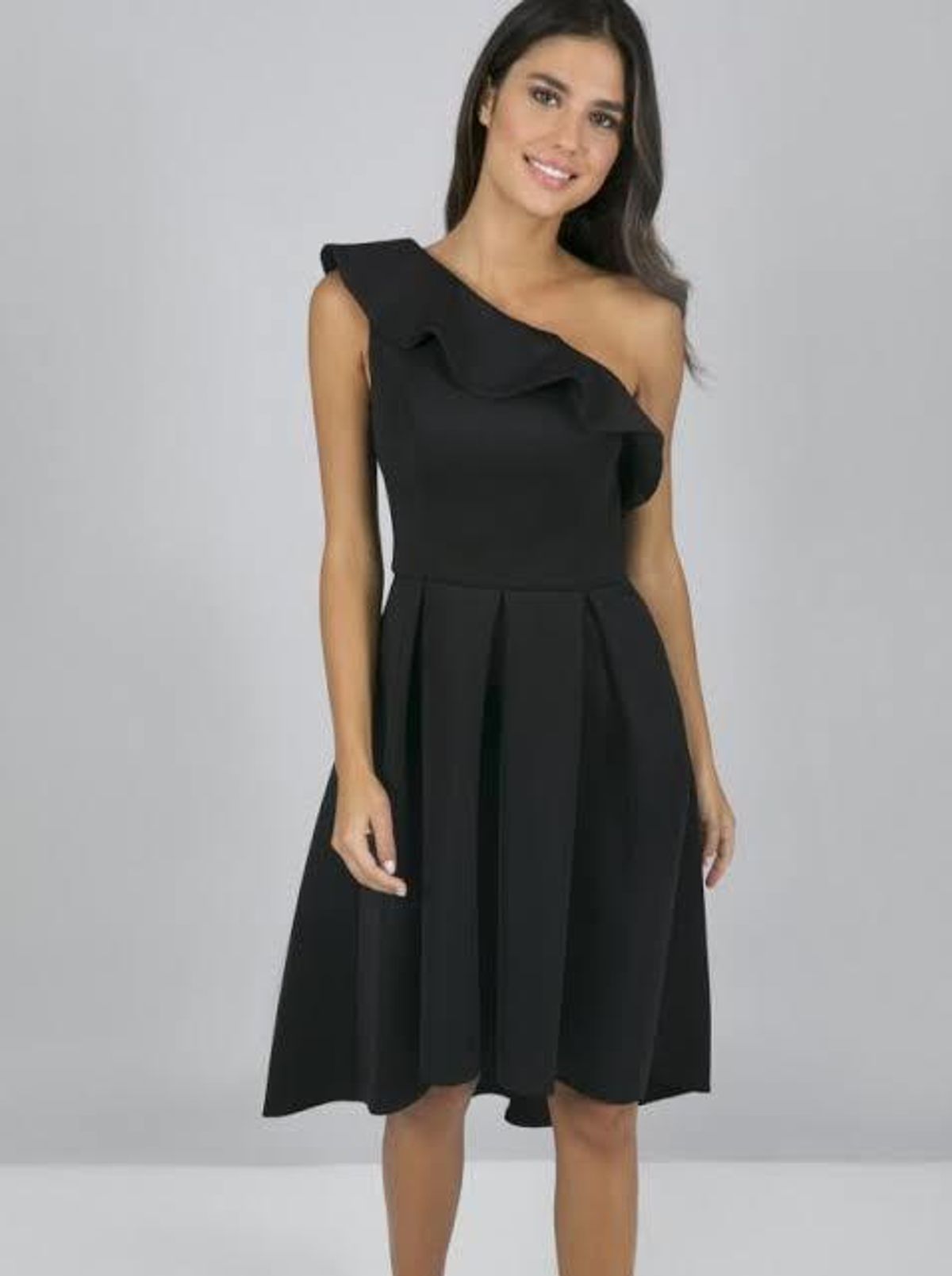 One Shoulder Frill Detail Midi Dress  for rent on The Volte - main image