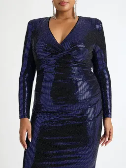 Sheike Angelica Maxi Dress Blue Size AU 6 for rent on The Volte - image 3