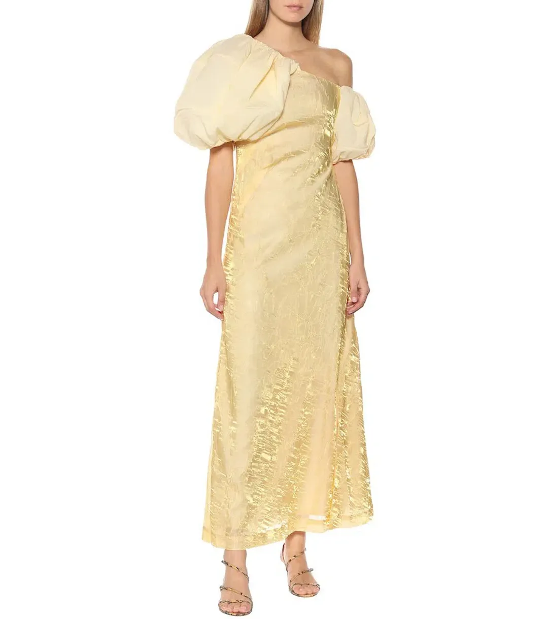 Rejina Pyo Nina Dress Yellow Size AU 8 for rent on The Volte - main image