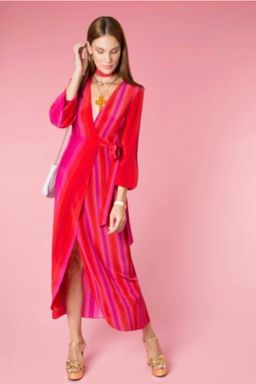 Rixo London Marni Studio Stripe Size AU 12 for rent on The Volte - image 2