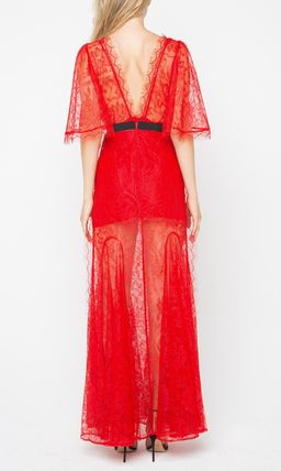 Alice McCall Look Good Feel Good Gown Red Lace Size 14 for rent on The Volte - image 3