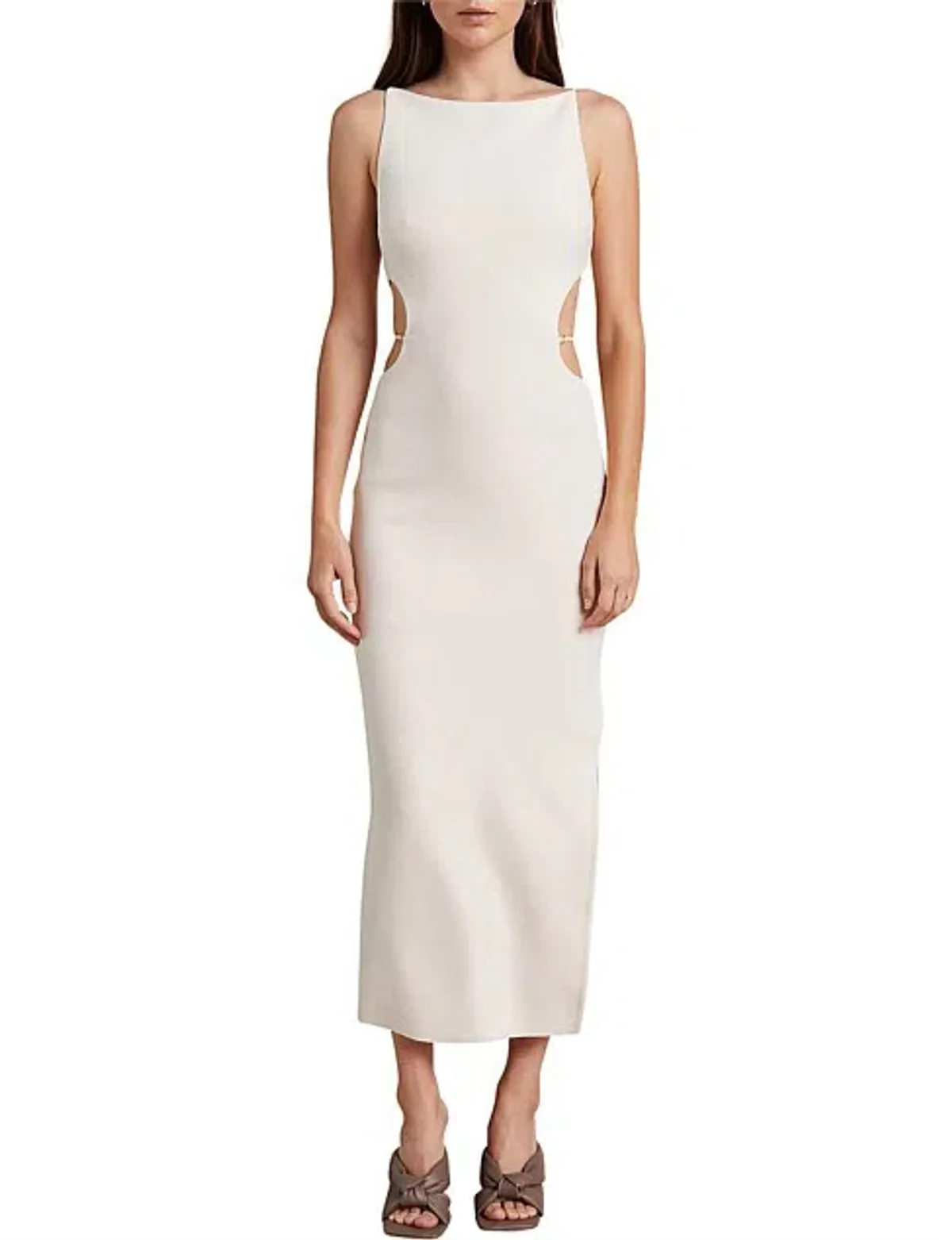 Bec & Bridge Cammi Cutout Dress Vanilla Size 8 for rent on The Volte - main image