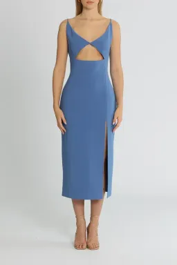 Bec & Bridge Josette Midi Dress Blue Size 14 for rent on The Volte - image 1